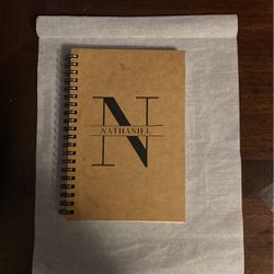 Custom Monogrammed Notebook 