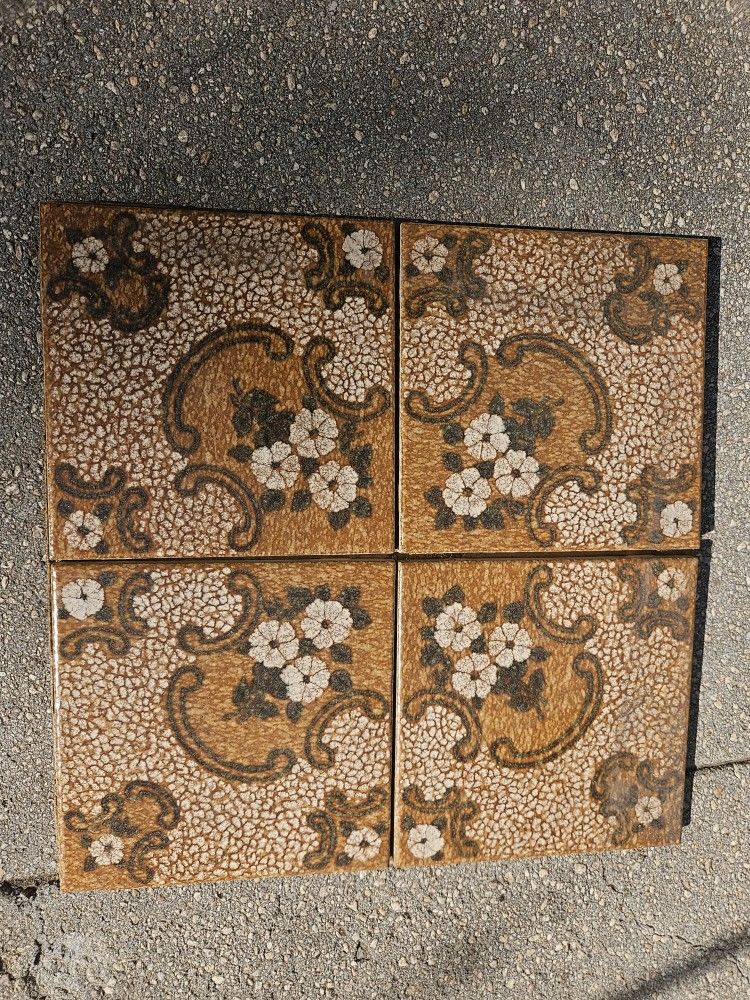 Vintage Tile Squares 6x6in