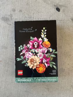 LEGO Botanicals Pretty Pink Flower Bouquet for Home Decor 10342