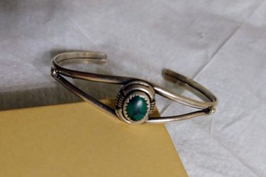 Vintage Sterling Silver Cuff Bracelet 