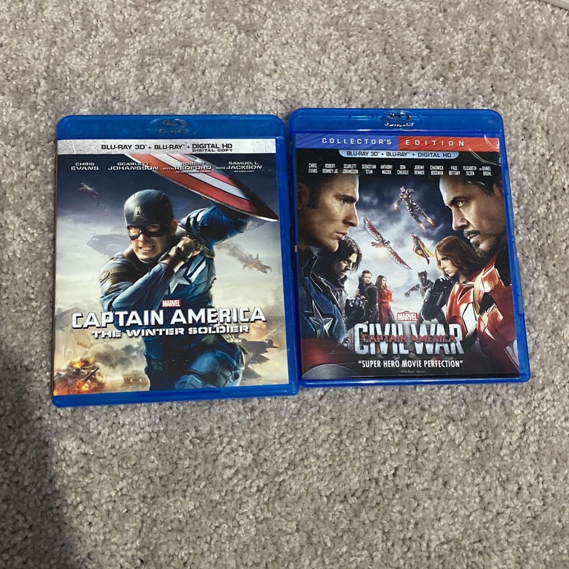 Captain America DVDs