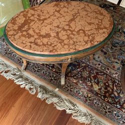 Antique Granite Top Table