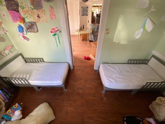 Two Toddler Beds with Matresses