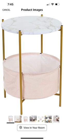 New In Box - Round Side Table 