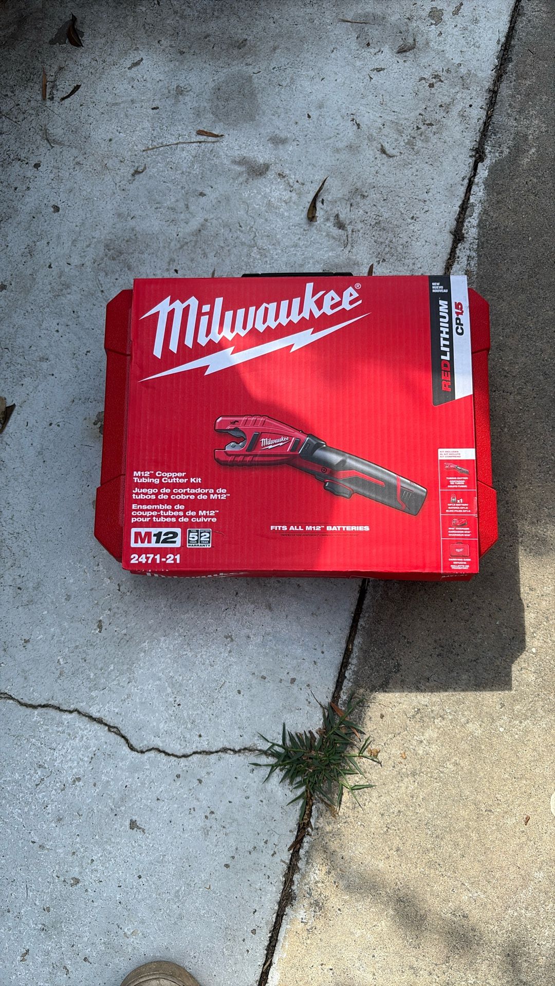 Milwaukee Copper  cútter M12 