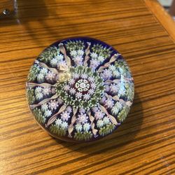 Vintage Perthshire Paperweight CRIEFF Glass 