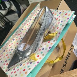 Dolce Vita Silver Flats 