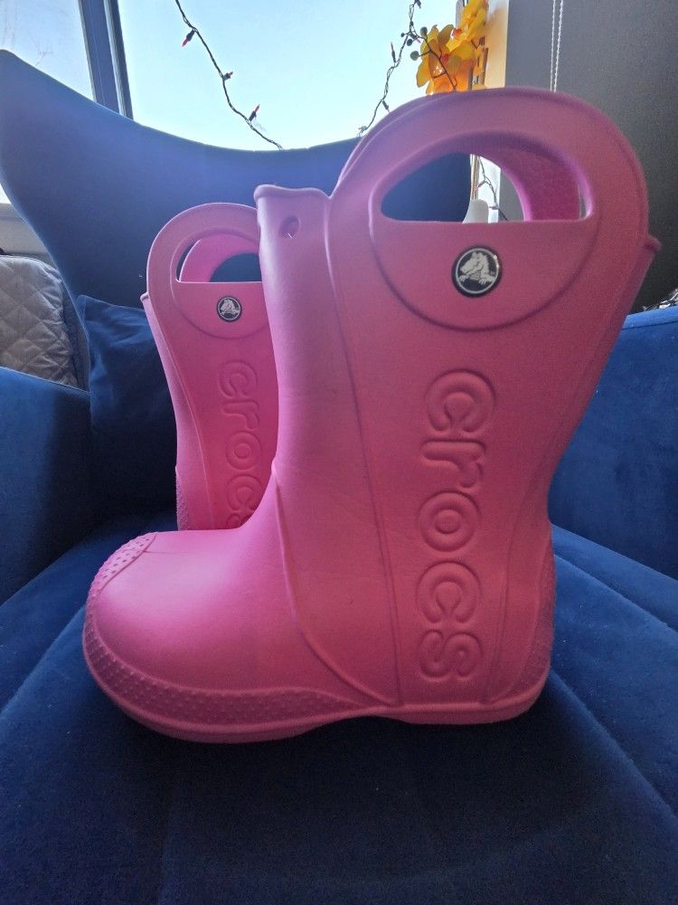 Crocs Rain Boots Size 1