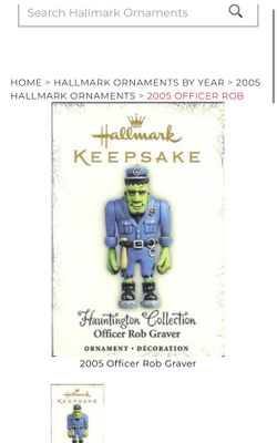 Hallmark Keepsake: Officer Rob Graver