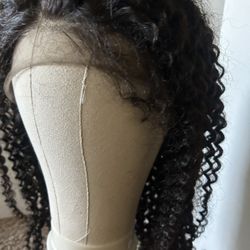20 Inch Curly Lace Front And Back Wig