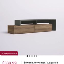 Caven TV Stand with 2 Drawers for TVs up to 78