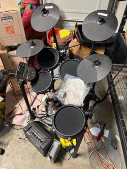 Alesis drum set electric everything included