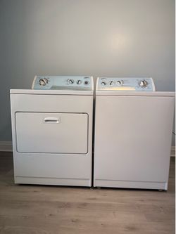 Whirlpool Washer and Electric Dryer in very good condition.