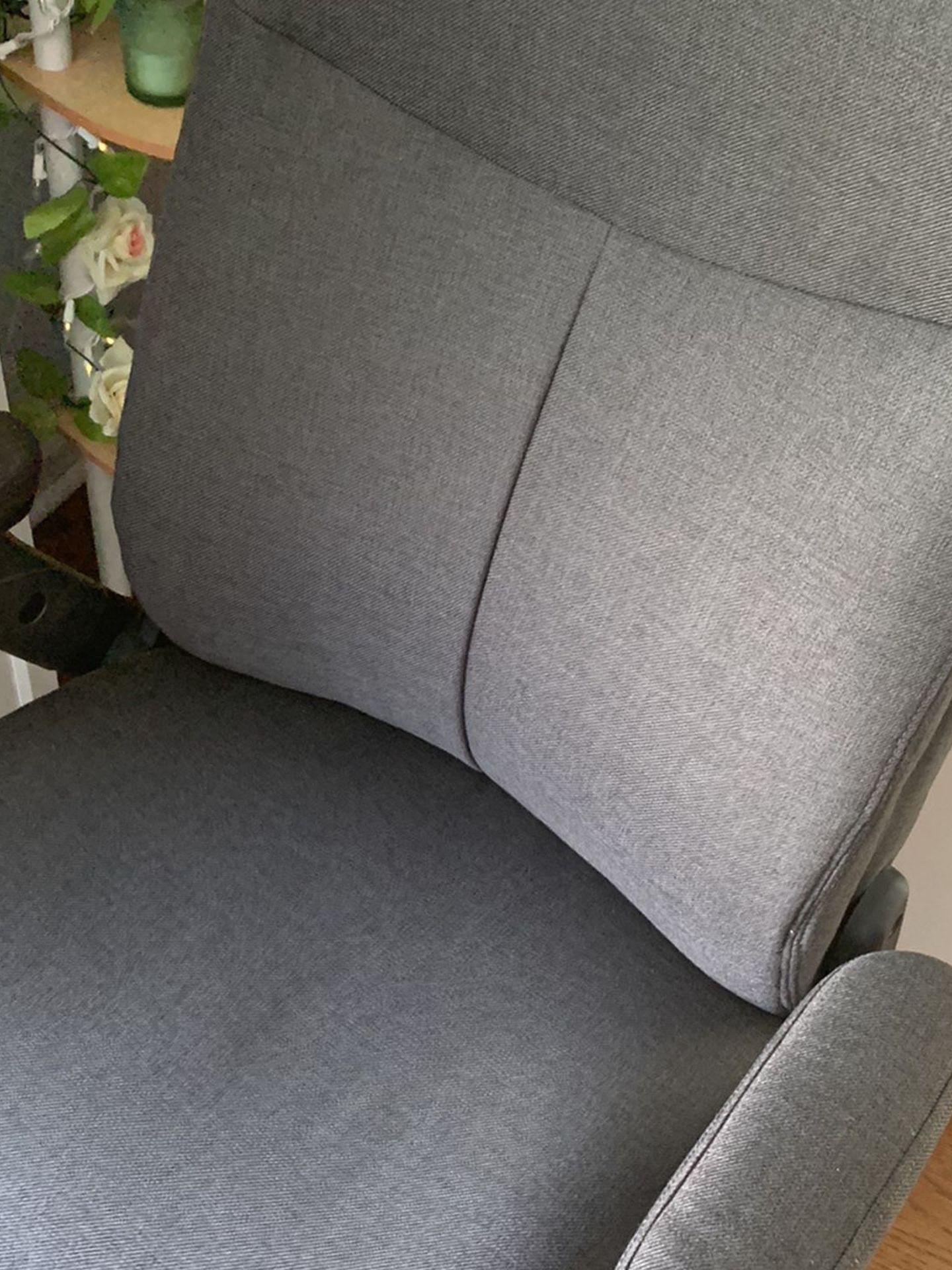 Whitcomb Fabric Big & Tall Task Chair Chair, Grey