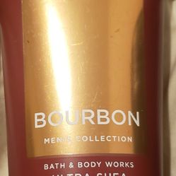Bath & Body Works Mens Bourbon Ultra Shea Body Lotion Mens Collection New