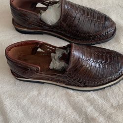 Leather Guarache Shoes