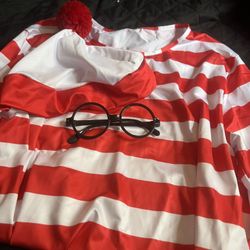 Where’s Waldo Adult Costume 
