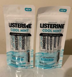 Listerine on the go mouth ( both)