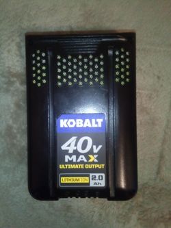 Kobalt 40V Max Ultimate Output 2.0Ah Lithium Ion Battery # KB 240C-06
