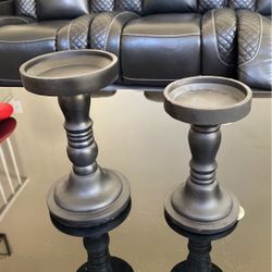Two Candleholders 