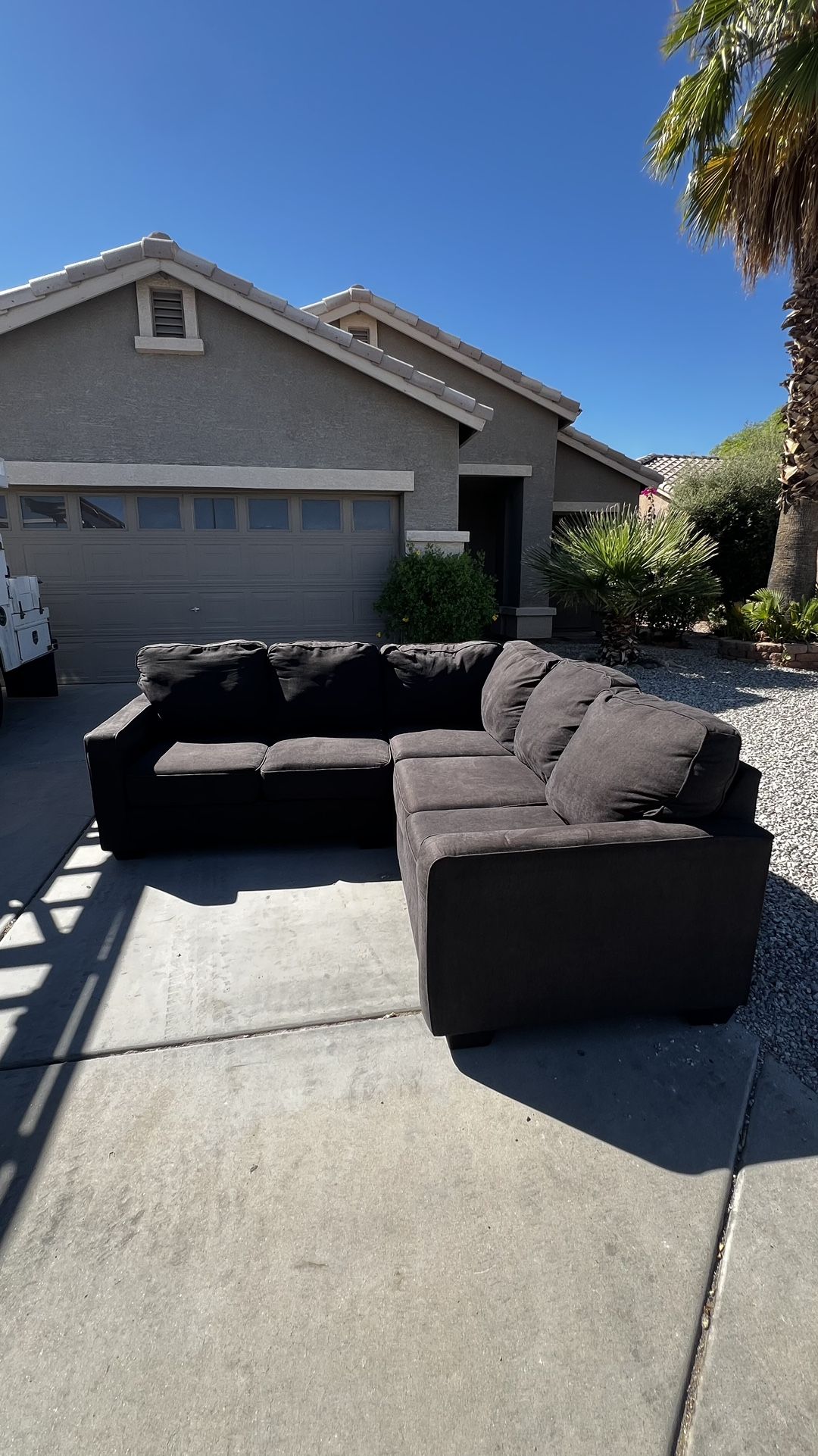 Grey Sectional Couch (FREE DELIVERY)