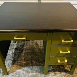 Refurbished Solid Oak Desk