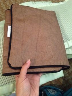 Try folded leather baby changing Matt