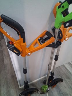 Electrical weed trimmer and weed edgers battery charge included 200$ for both