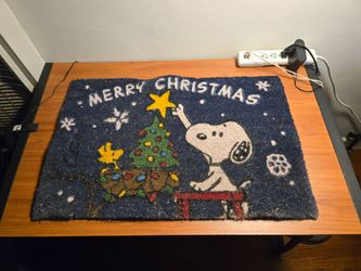 Peanuts Snoop Merry Christmas Outdoor Mat