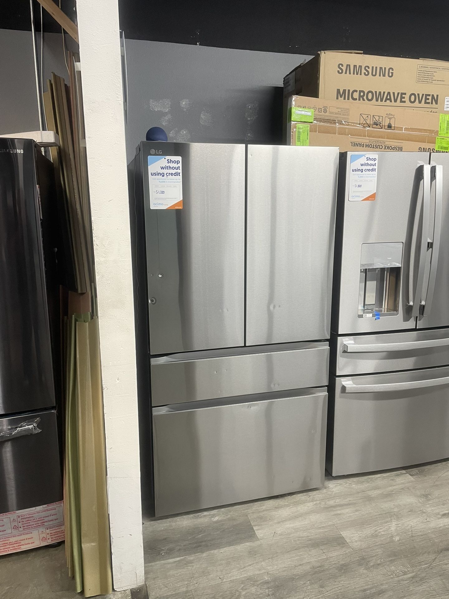 LG 4-Door Stainless Steel Refrigerator Brand New Scratch And Dent 🚨Discount save Huge🚨
