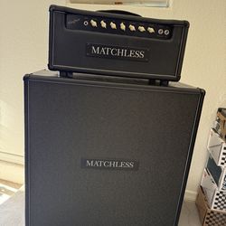 Matchless Chieftain Head with 4x12 speaker cabinet
