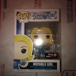Funko Pop! Marvel: Fantastic Four – Invisible Girl Vinyl Figure #567 (GameStop Exclusive)