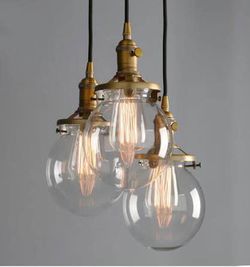 Phansthy 3-Light Pendant, Antique Brass chandelier