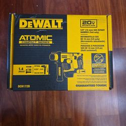 Dewalt 20v Atomic Rotary Hammer DCH172B New