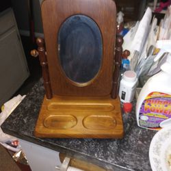 It's A Mirror With A Change Holder Type Thing On The Bottom Or Miscellaneous It Is A Vintage