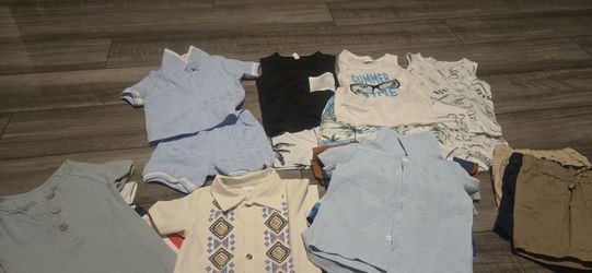 Baby boy clothes 18 m to 24 months 2t carter's outfit summer shorts shiers one pieces hat