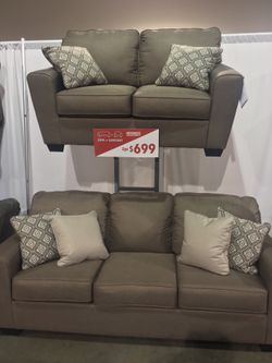 2Pc Sofa and Loveseat Set Sale