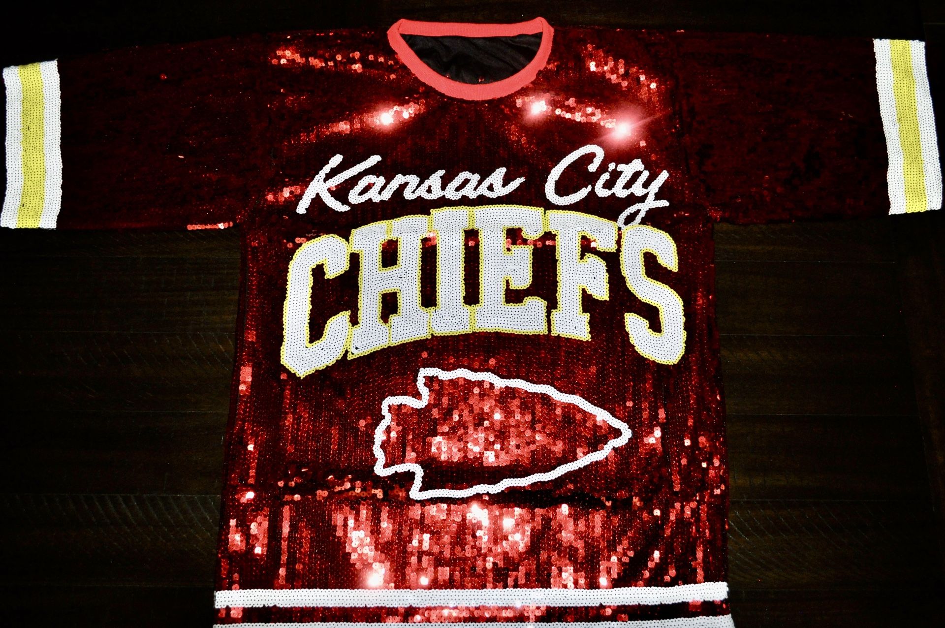 kc chiefs sequin dress Kansas City Chiefs Sequin Mini Dress