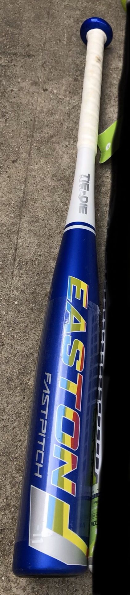 Easton fast pitch softball bat new with wrapping equipment gloves Easton tie die