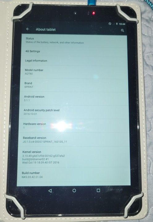 Sprint Slate 8 Tablet AQT80