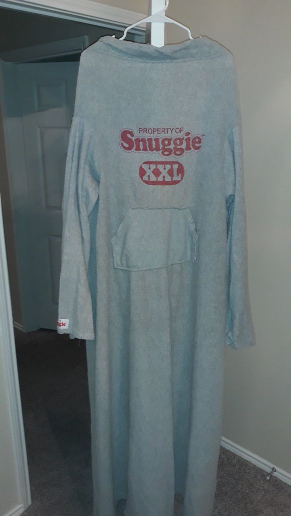 Grey Snuggie Varsity Limited Edition with pockets