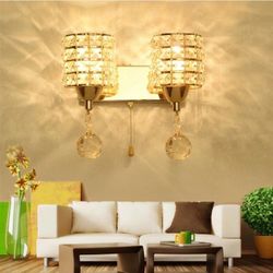 9" GOLD WALL LIGHT