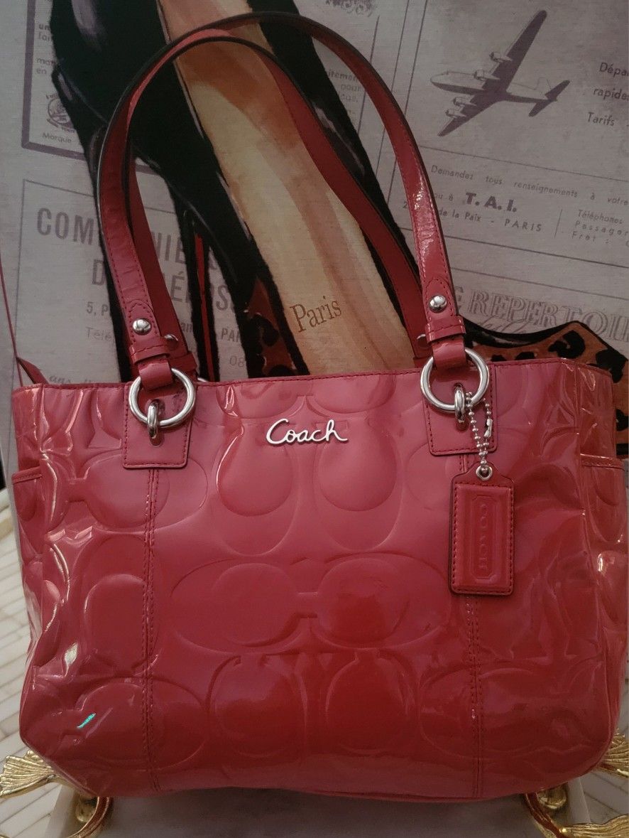 Coach Hot Orange Shouder Bag