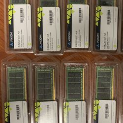 EIGHT 16Gb DDR4 Axiom Server Memory Sticks