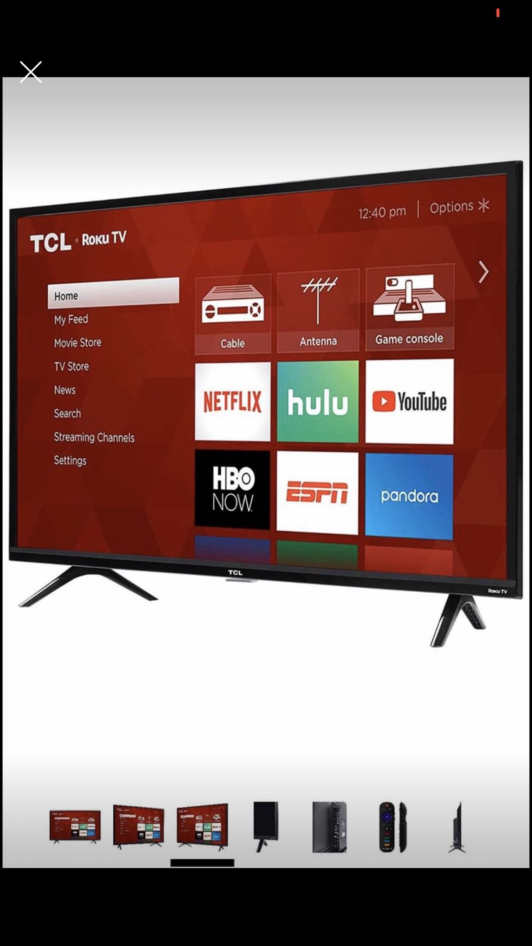 TCL 32S325 32 Inch 1080p Roku Smart LED TV (2019)
