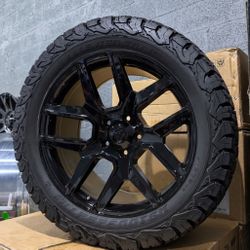 22 inch Dodge RAM 1500 Rims and Tires 5 lugs Brand New