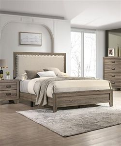 KING BED FRAME NO MATTRESS 