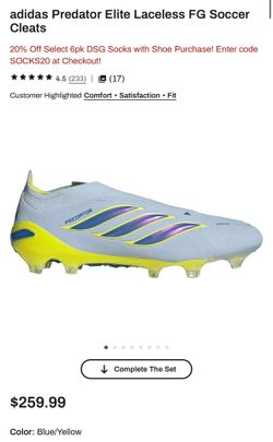 Adidas predator elite laceless cleats