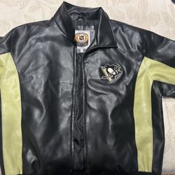 Pittsburgh Penguins Leather Jacket