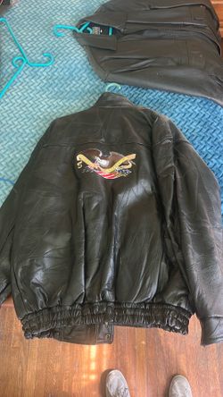 Leather jackets and sets